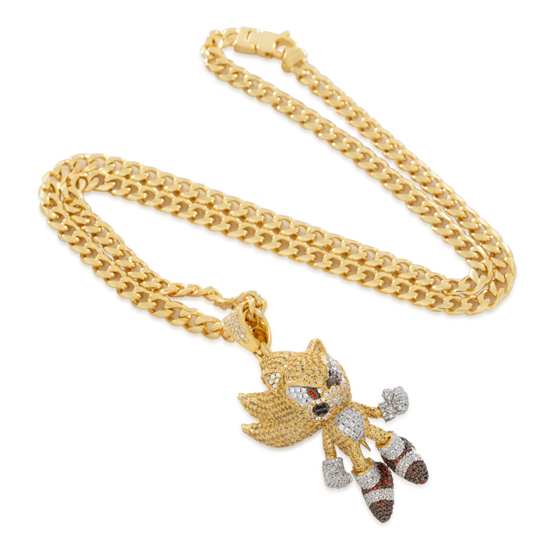 Sonic the Hedgehog x King Ice - Fast Super Sonic Necklace