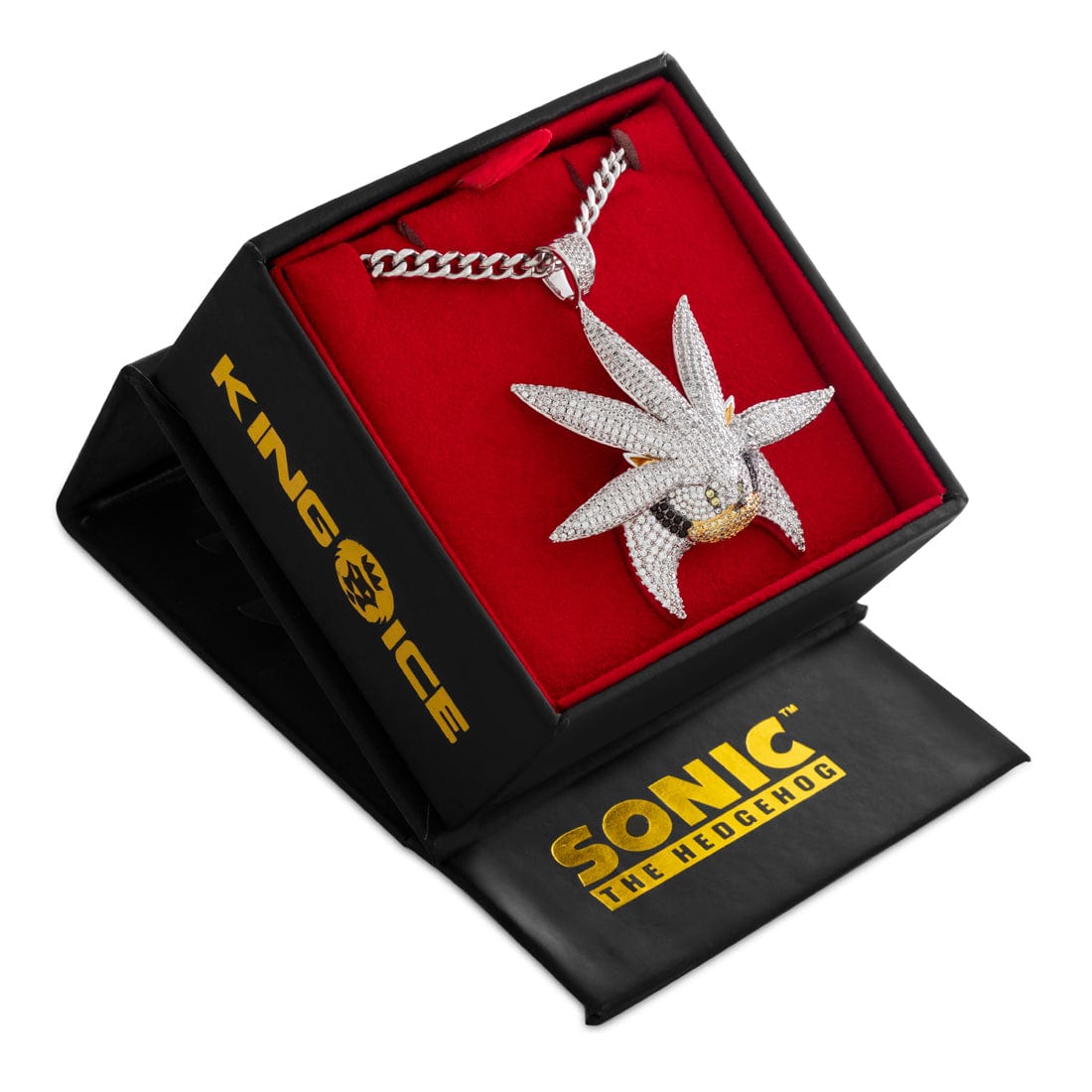 Sonic the Hedgehog x King Ice - Silver Necklace