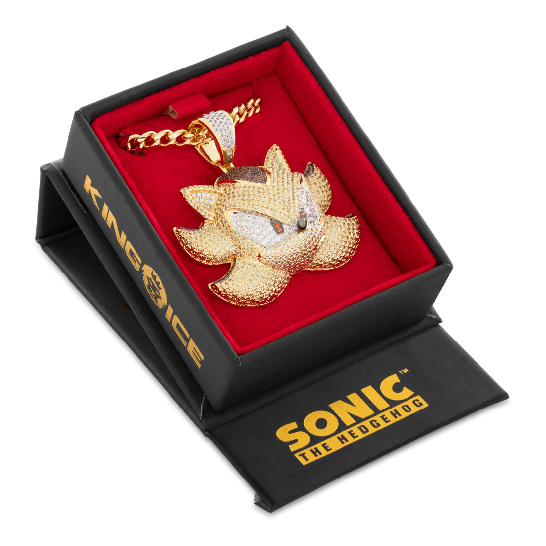 Sonic the Hedgehog x King Ice - Super Shadow Necklace