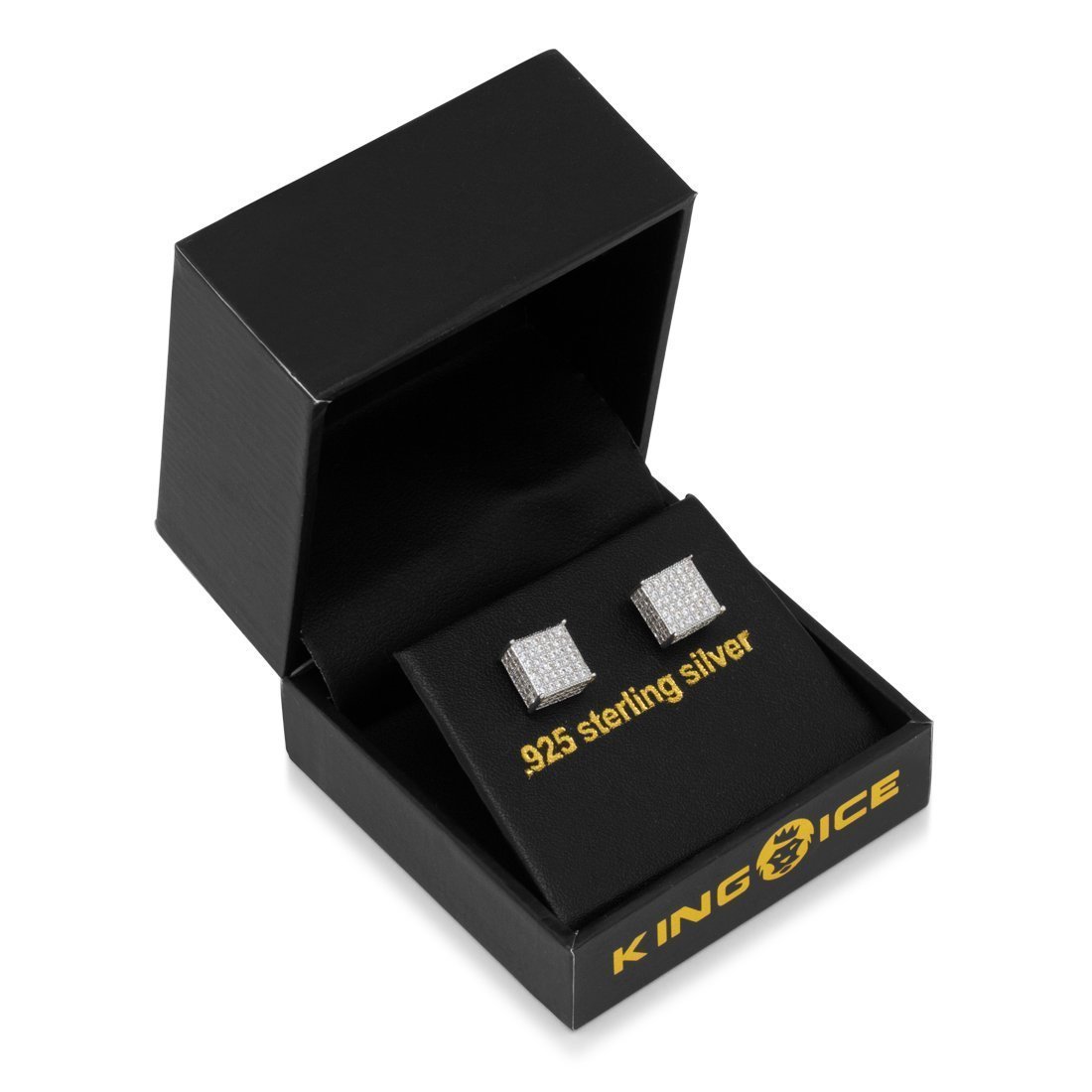 Triple-Row Stud Earrings