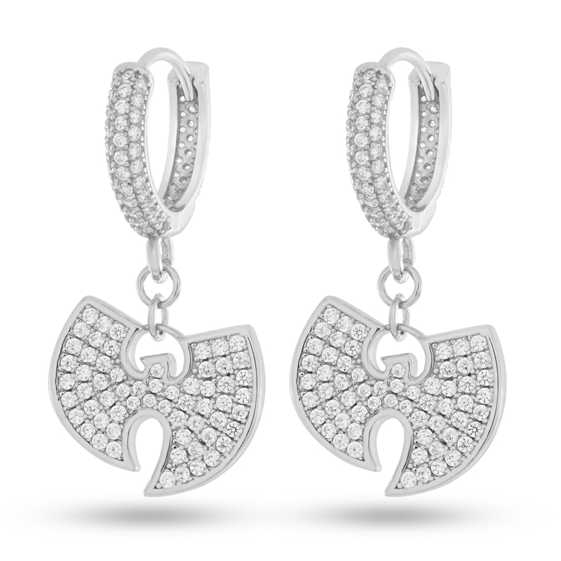 Wu-Tang x King Ice - 14mm Hanging Logo Earrings