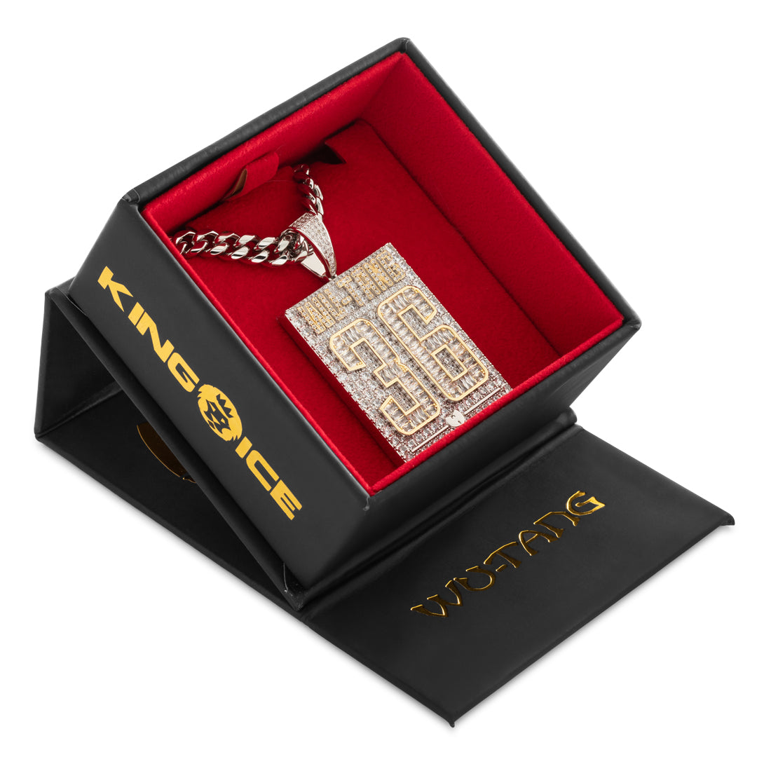 Wu-Tang x King Ice - Colar de Dog Tag com 36 Câmaras