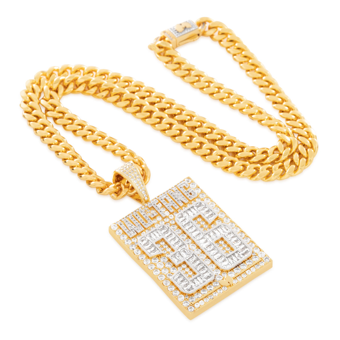 Wu-Tang x King Ice - Colar de Dog Tag com 36 Câmaras