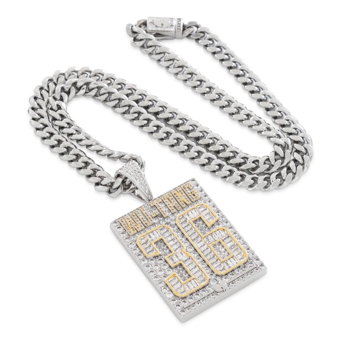 Wu-Tang x King Ice - Colar de Dog Tag com 36 Câmaras