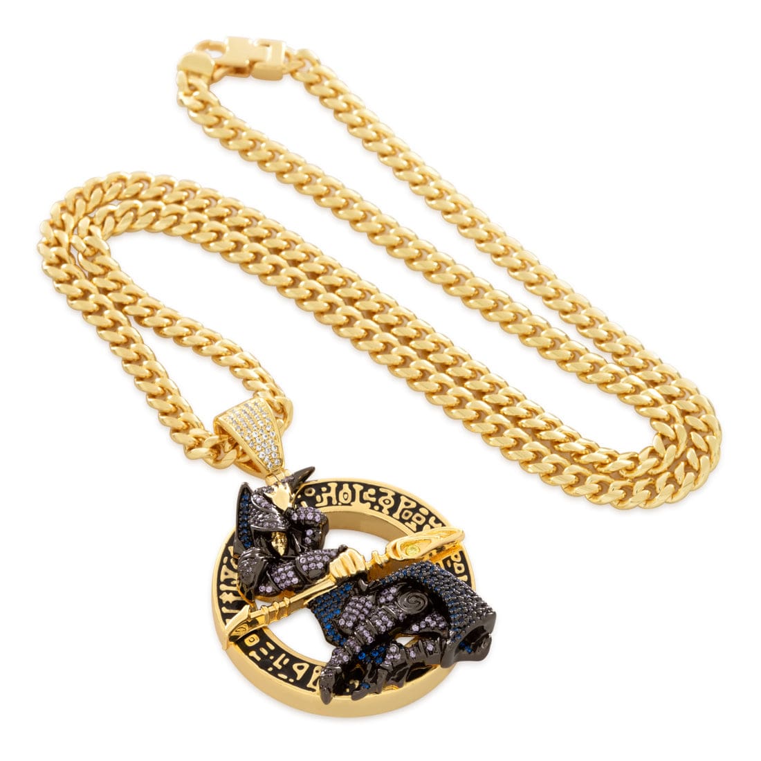 Yu-Gi-Oh! x King Ice - Dark Magician Necklace