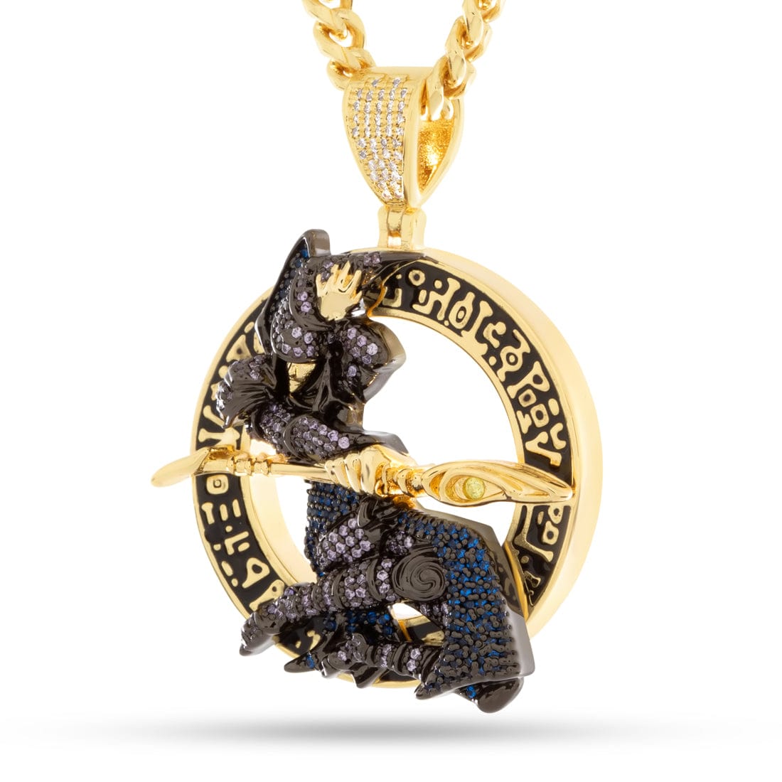 Yu-Gi-Oh! x King Ice - Dark Magician Necklace