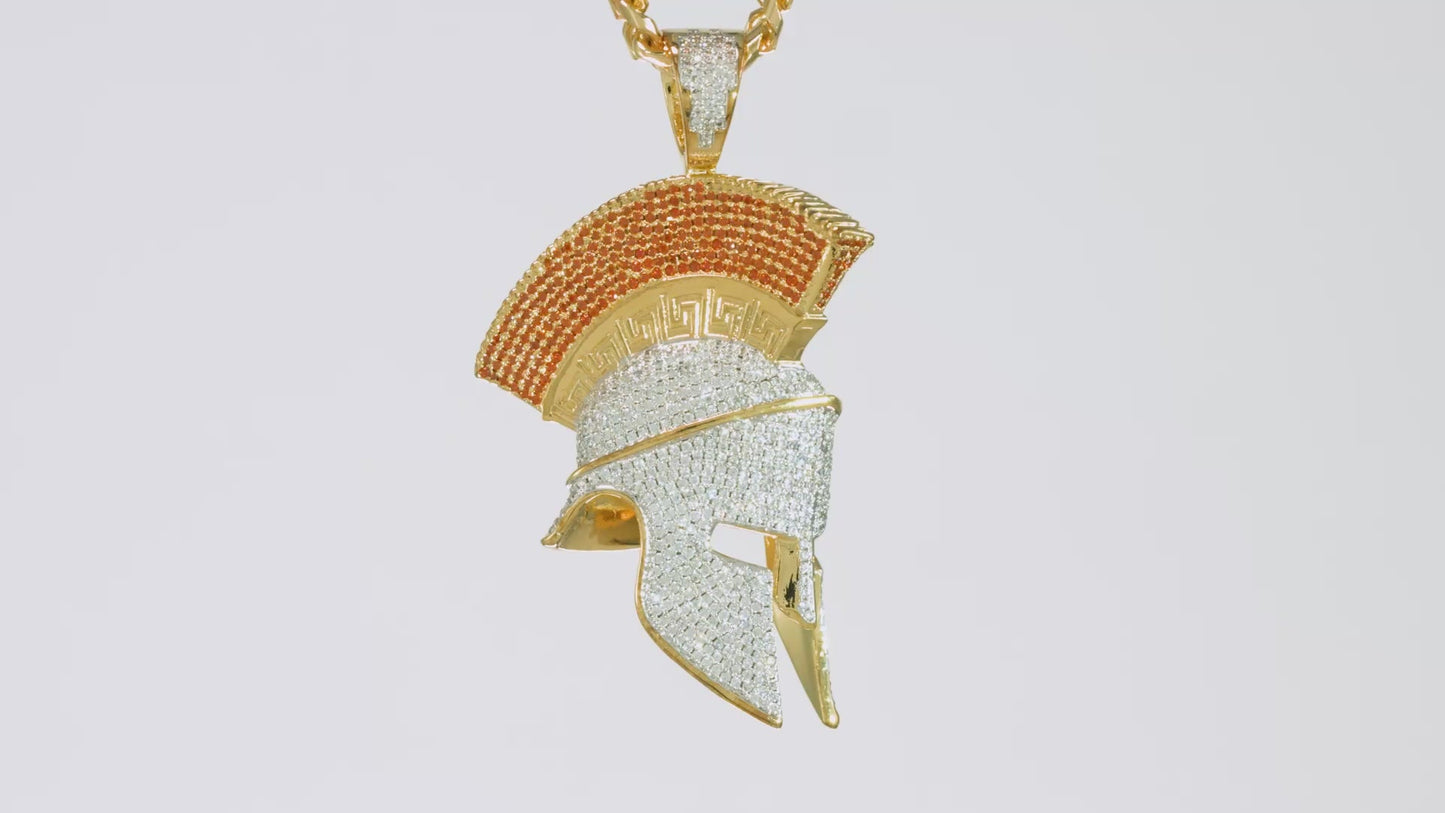 Corinthian Helmet Necklace