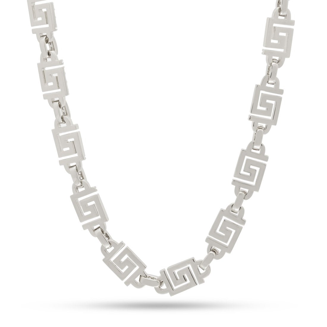 10mm Iced Greek Key Chain