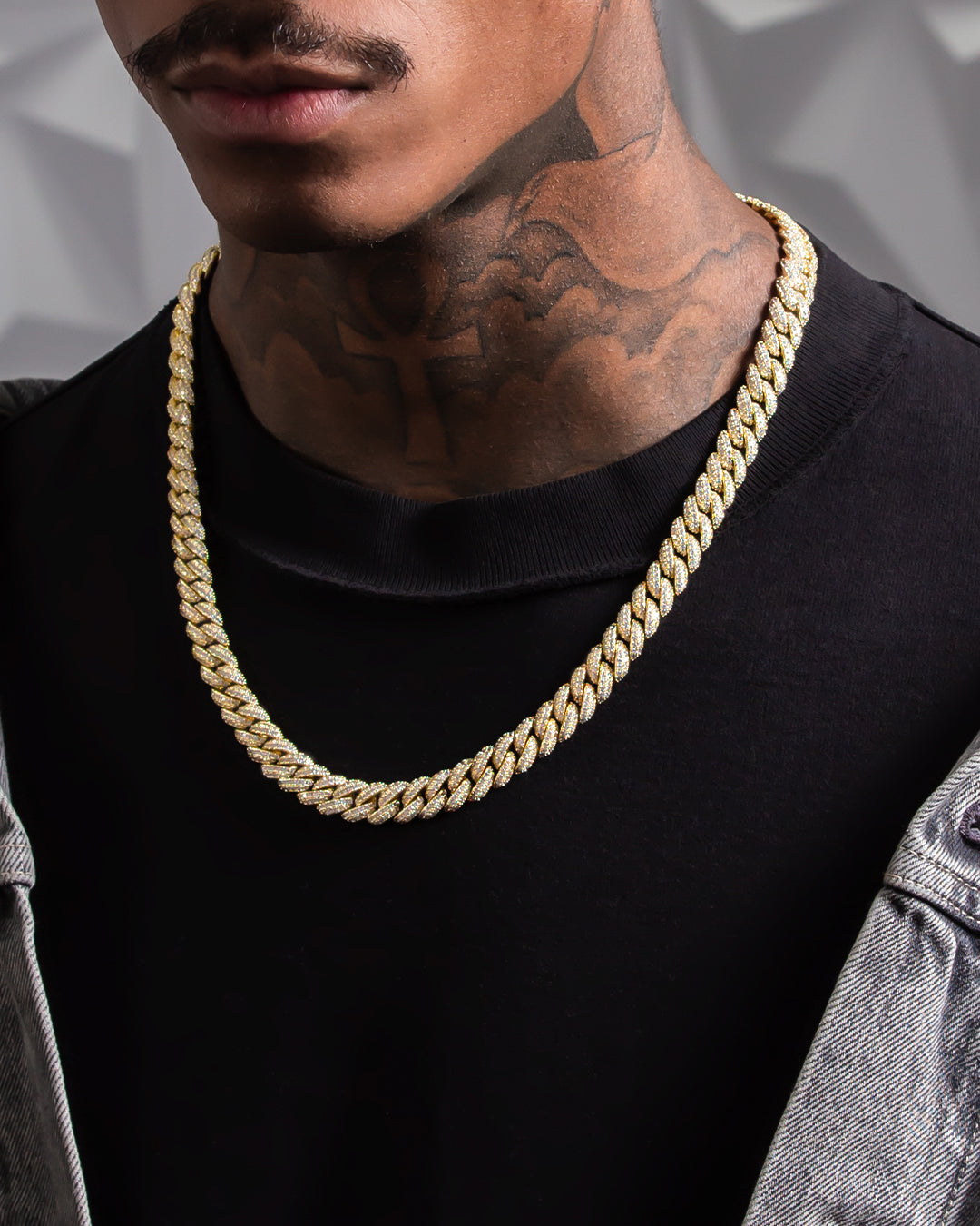 10mm Iced Miami Cuban Link Chain