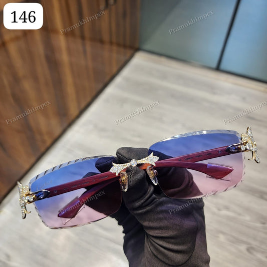 Two Shade Moissanite Custom Sunglasses