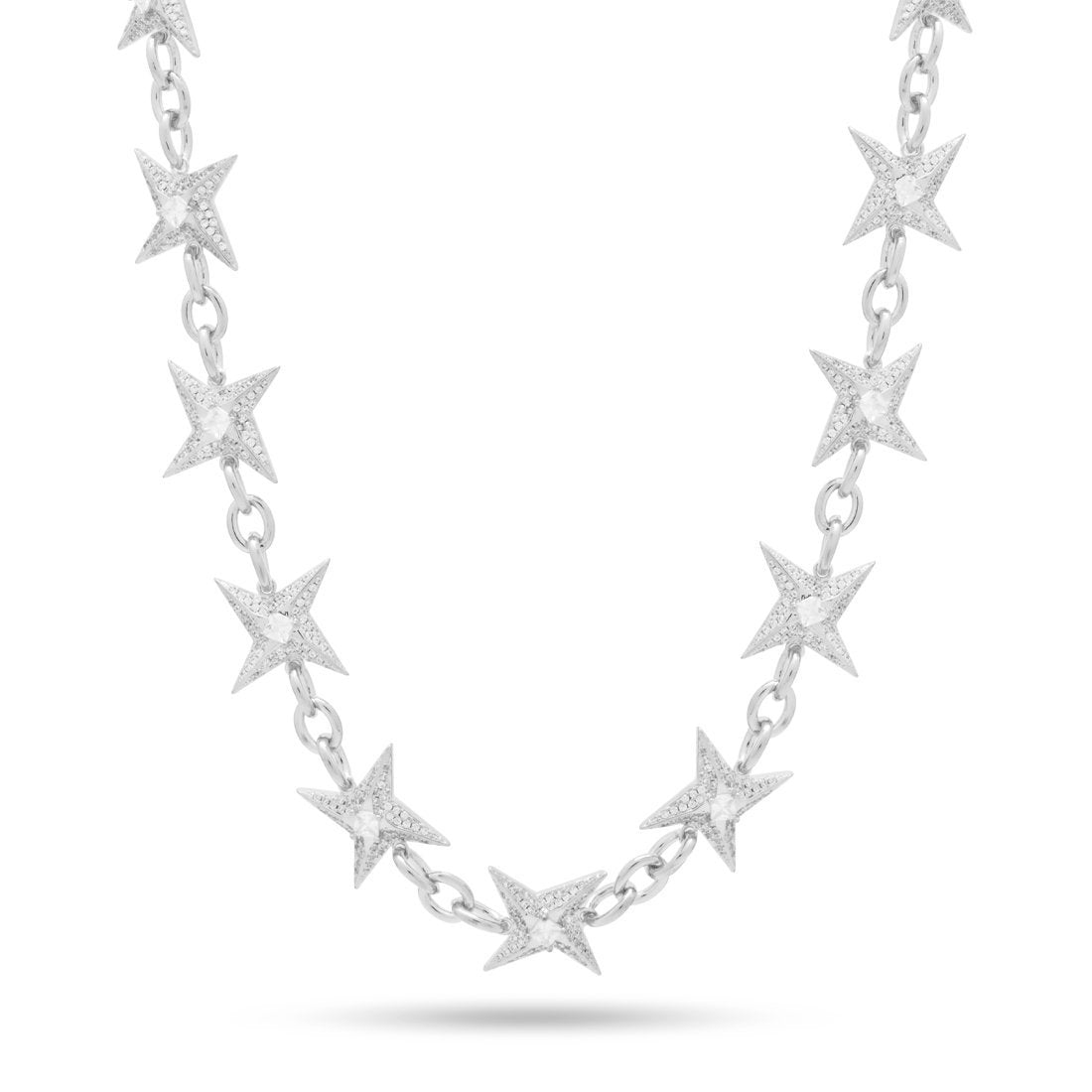 15mm Iced Shuriken Rolo Chain