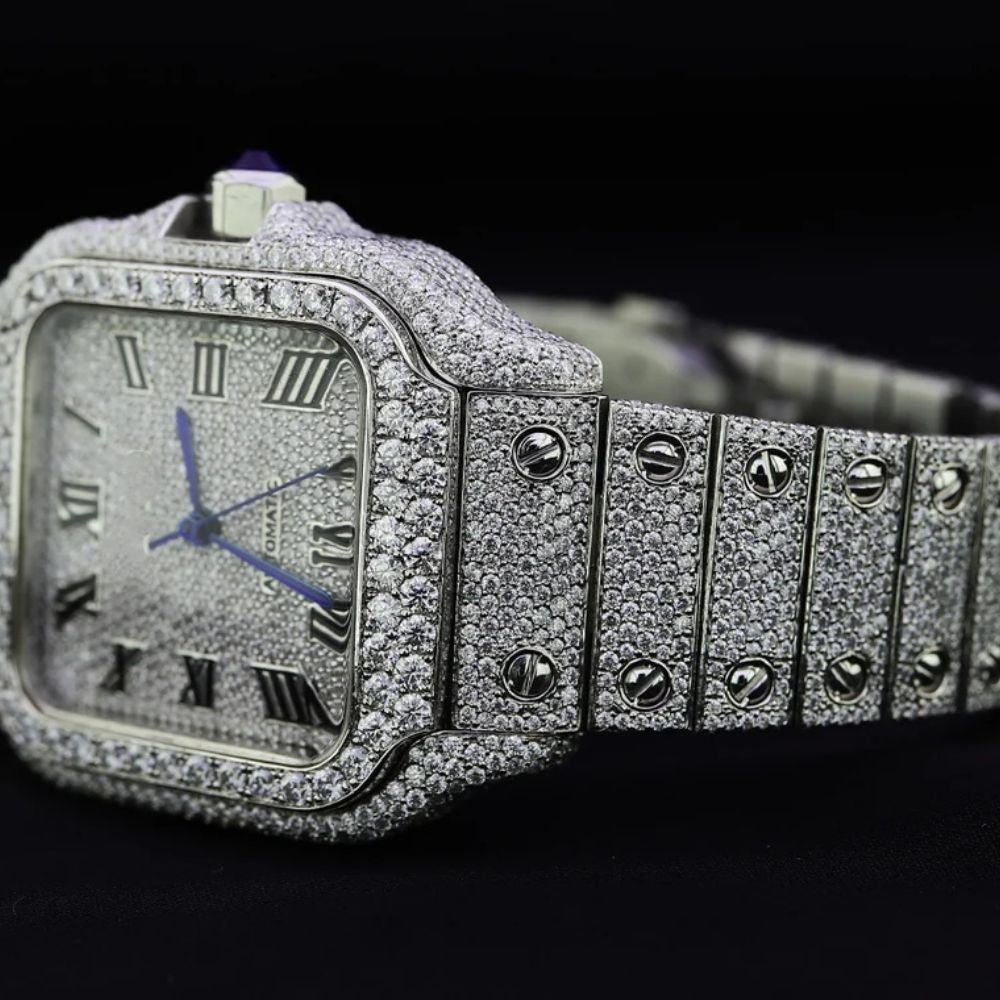 VVS1 Clarity Fully Iced Out Automatic Watch