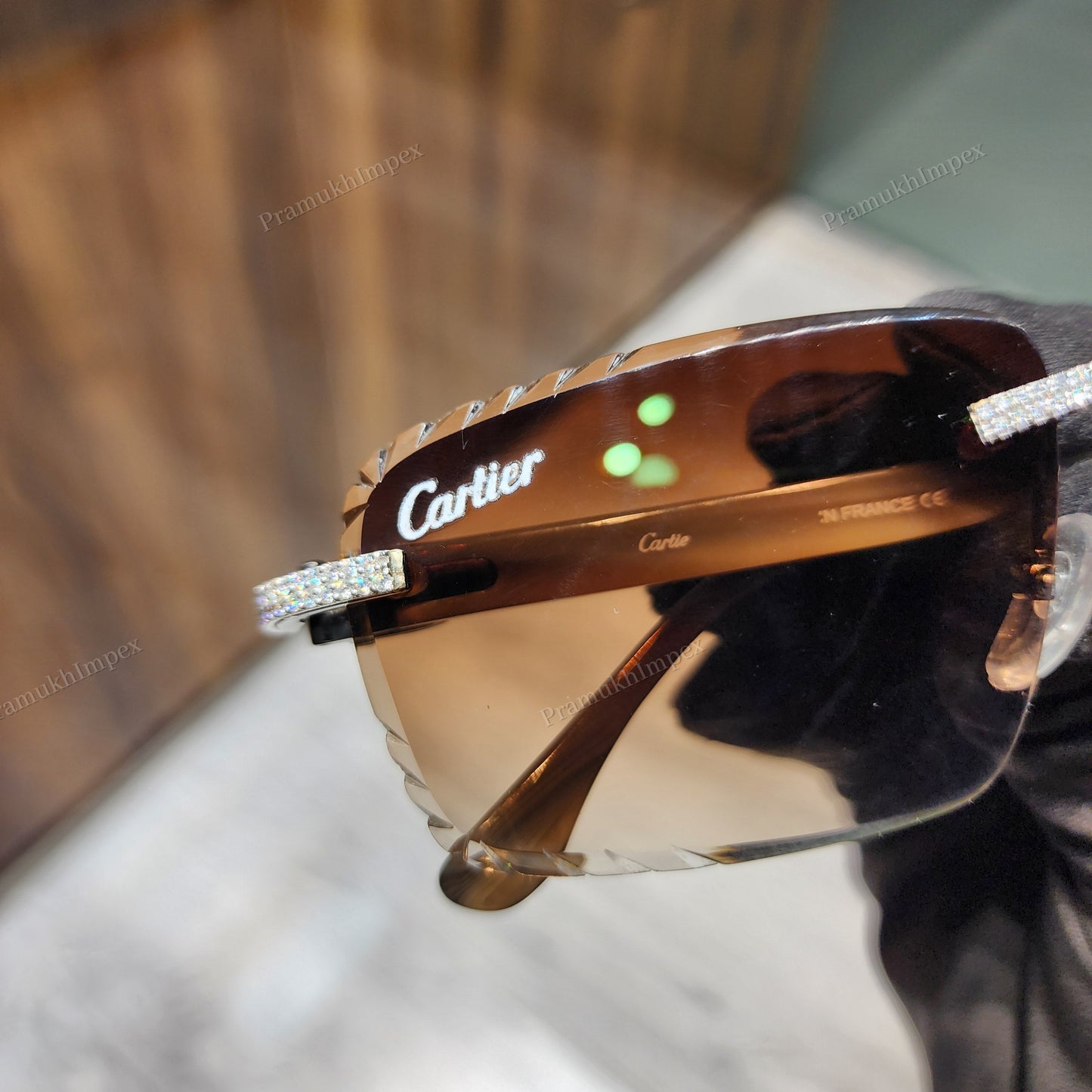 Top Quality Moissanite Studded Sunglasses