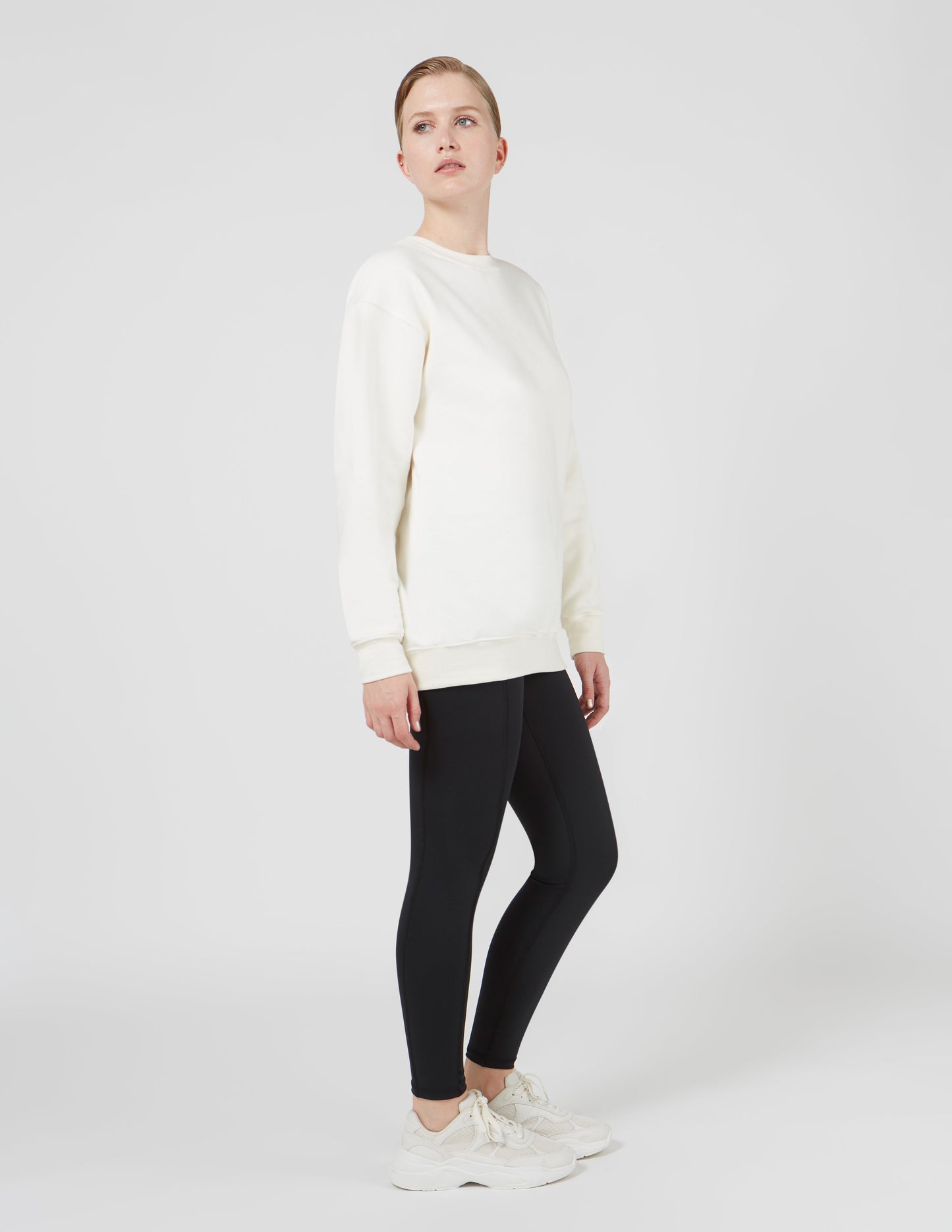 CHANDAIL MOLLETONNÉ LONG - UNI||LONG SWEATSHIRT -  SOLID on Sale