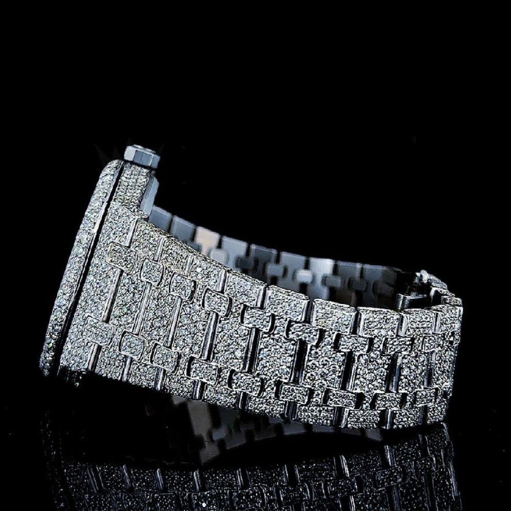 VVS1 Moissanite Automatic Iced Out Watch