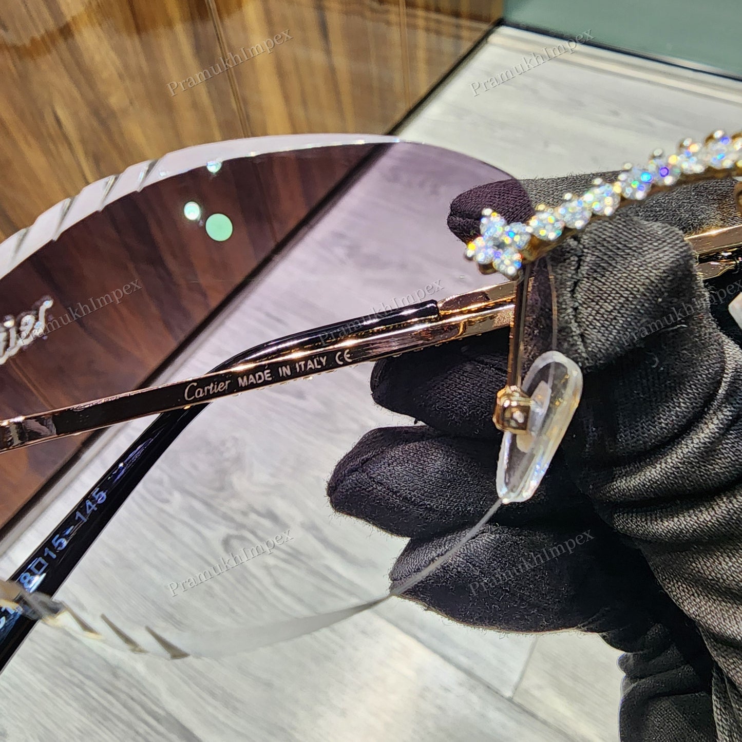 Trendy Fashion Hip Hop Moissanite Sunglasses