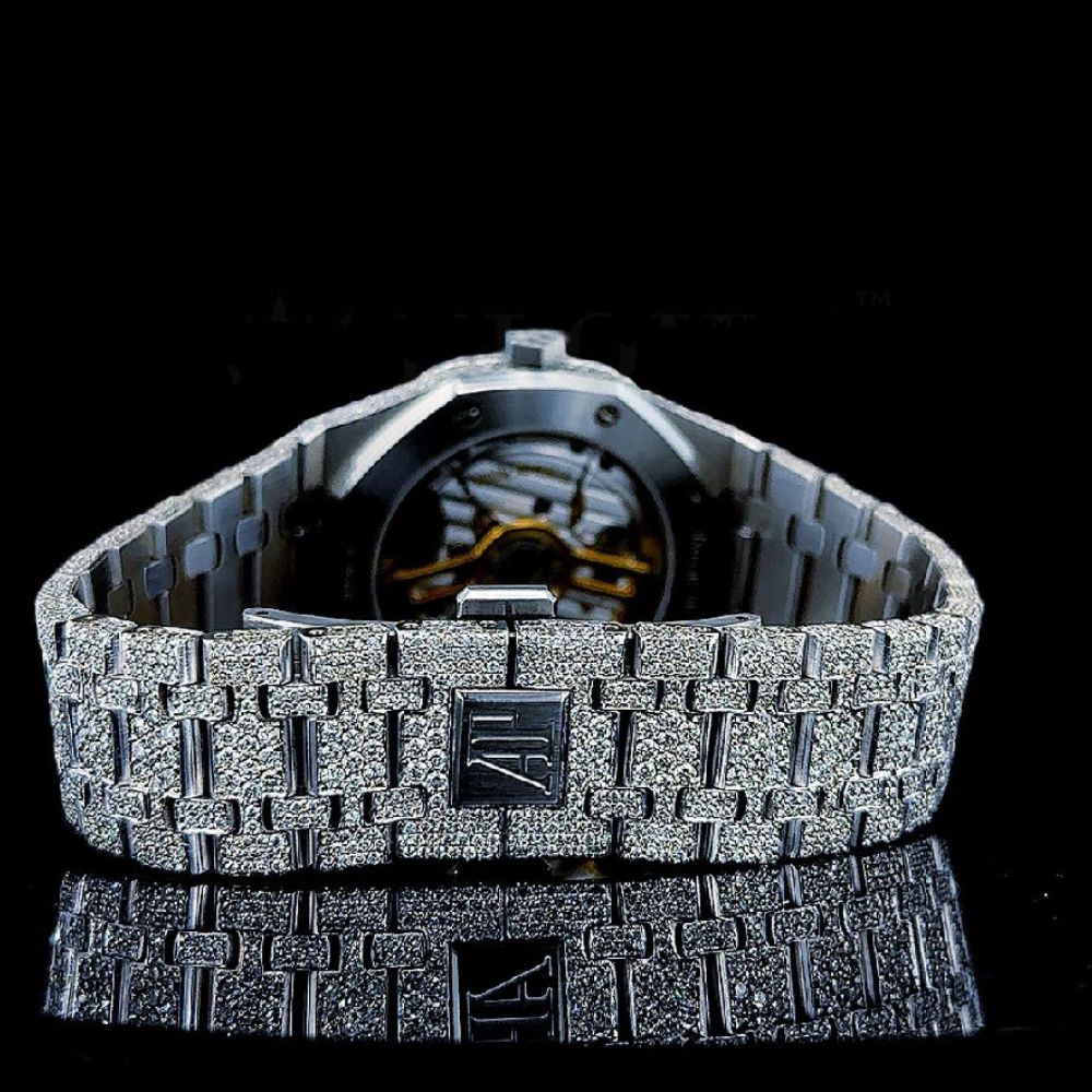 VVS1 Moissanite Automatic Iced Out Watch