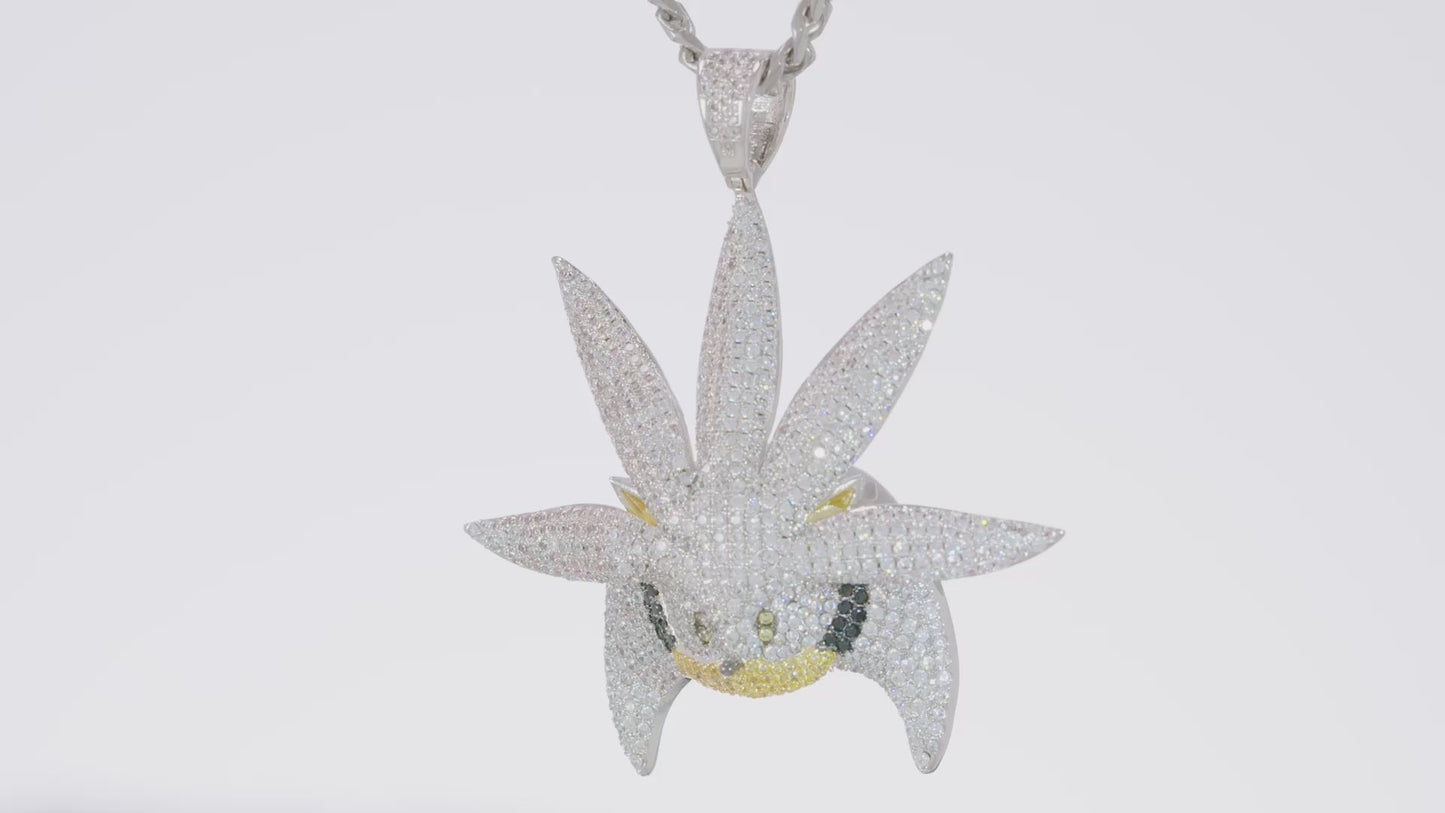 Sonic the Hedgehog x King Ice - Silver Necklace