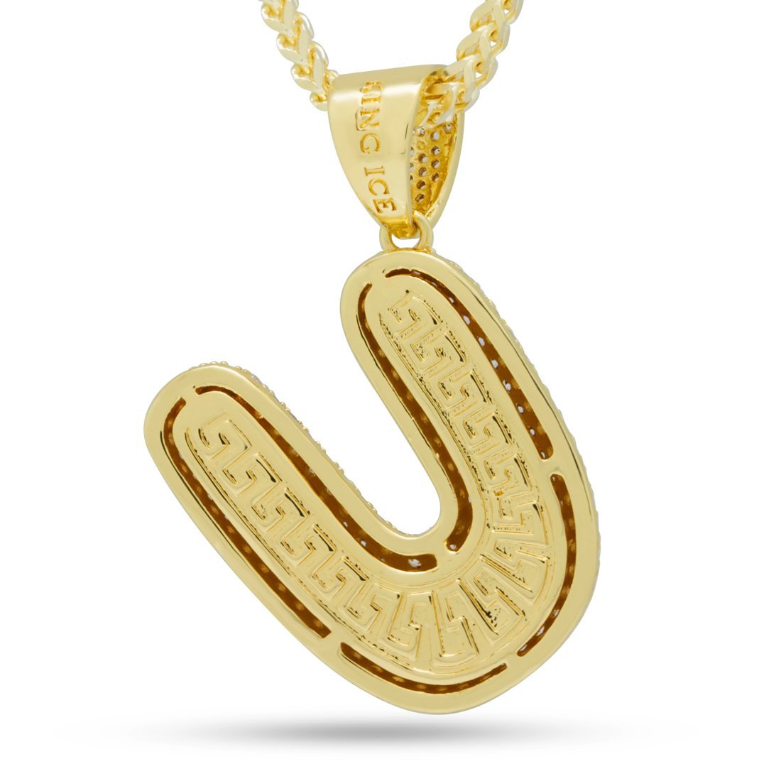 Bubble Letter U Necklace
