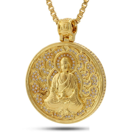 Buddhist Medallion Necklace