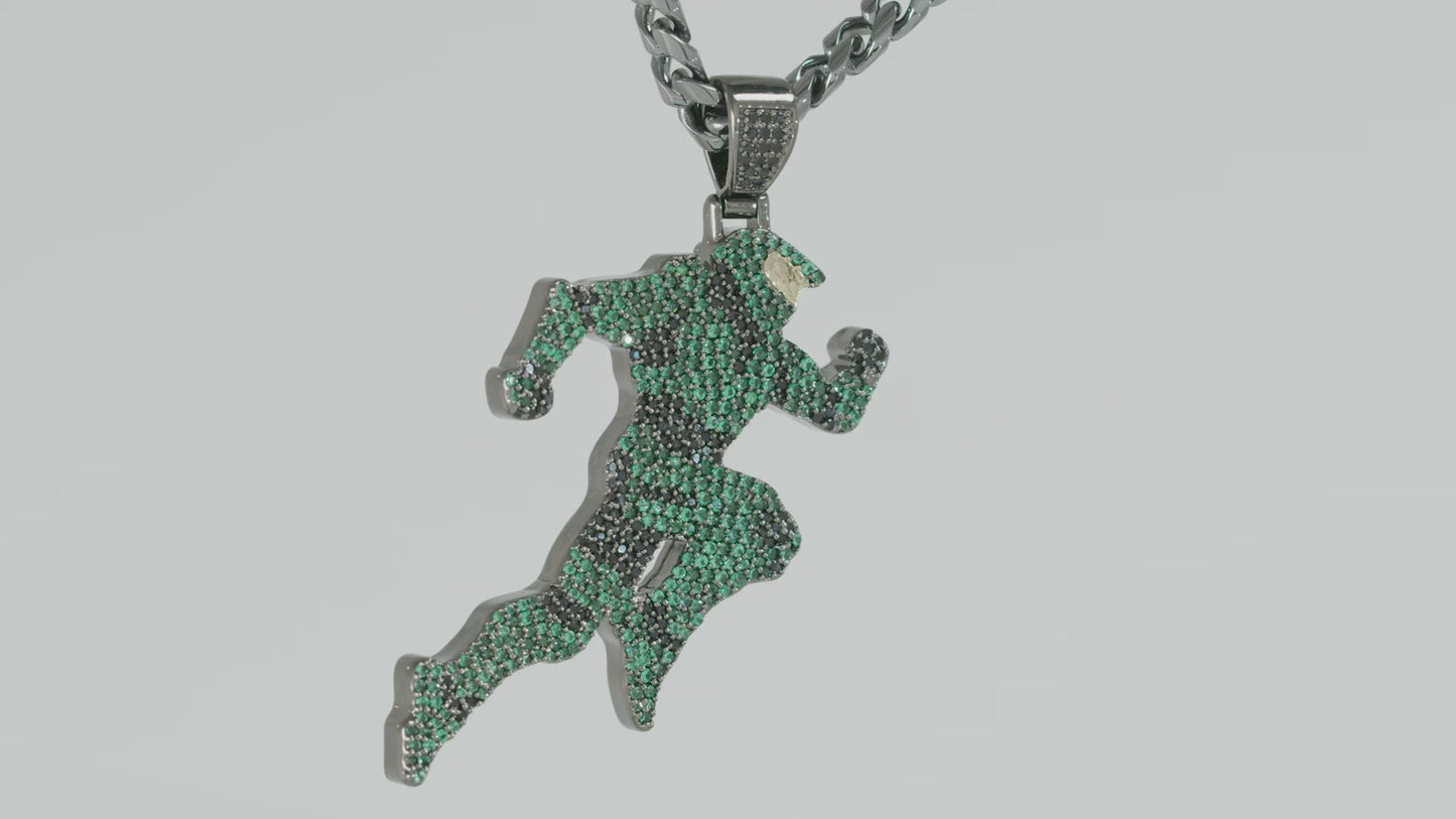 Halo x King Ice - Sprinting Master Chief Necklace