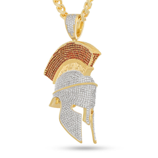 Corinthian Helmet Necklace