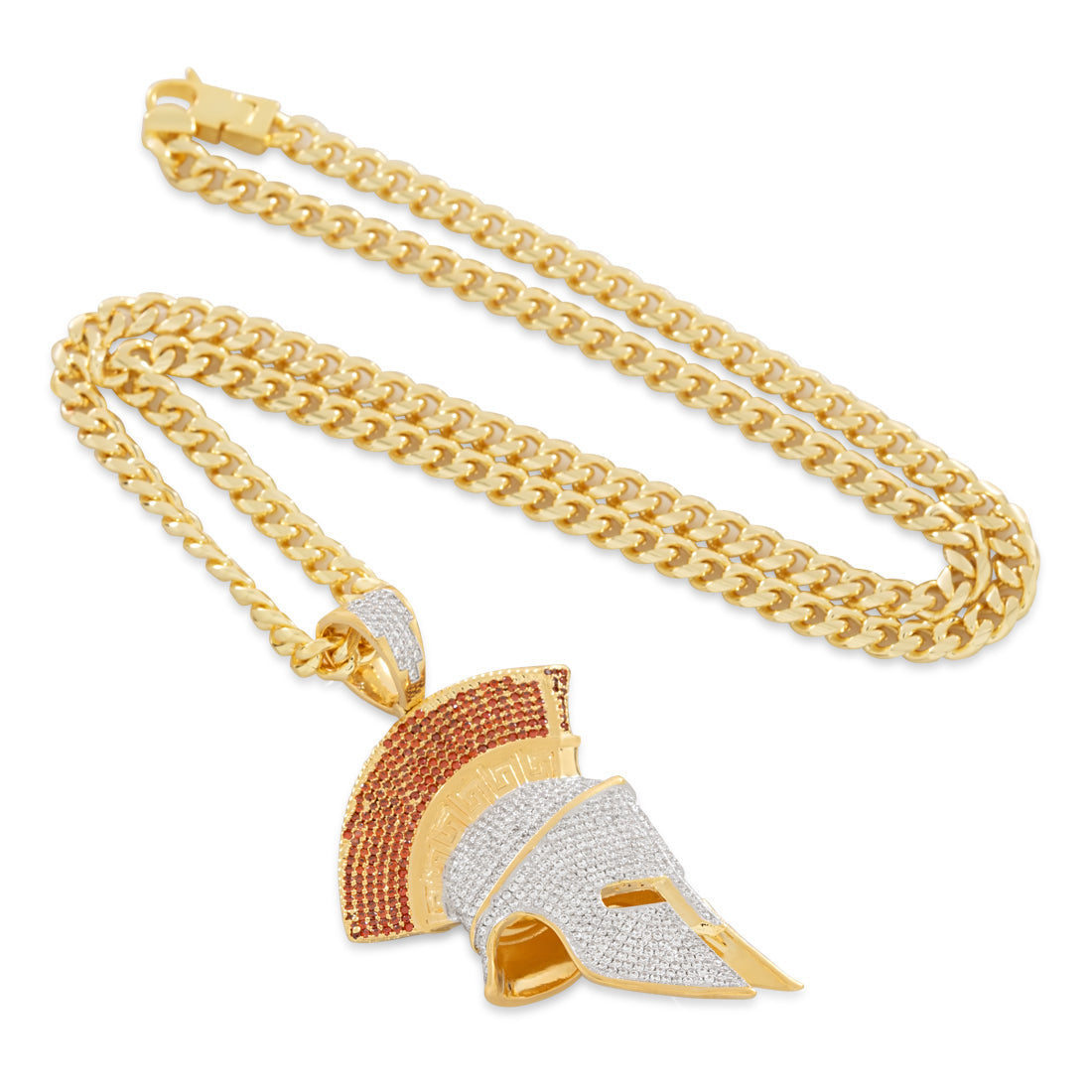 Corinthian Helmet Necklace