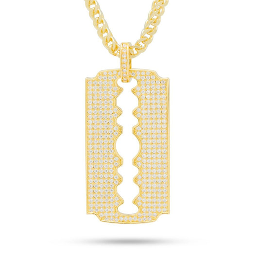 Double-Edge Razor Blade Necklace