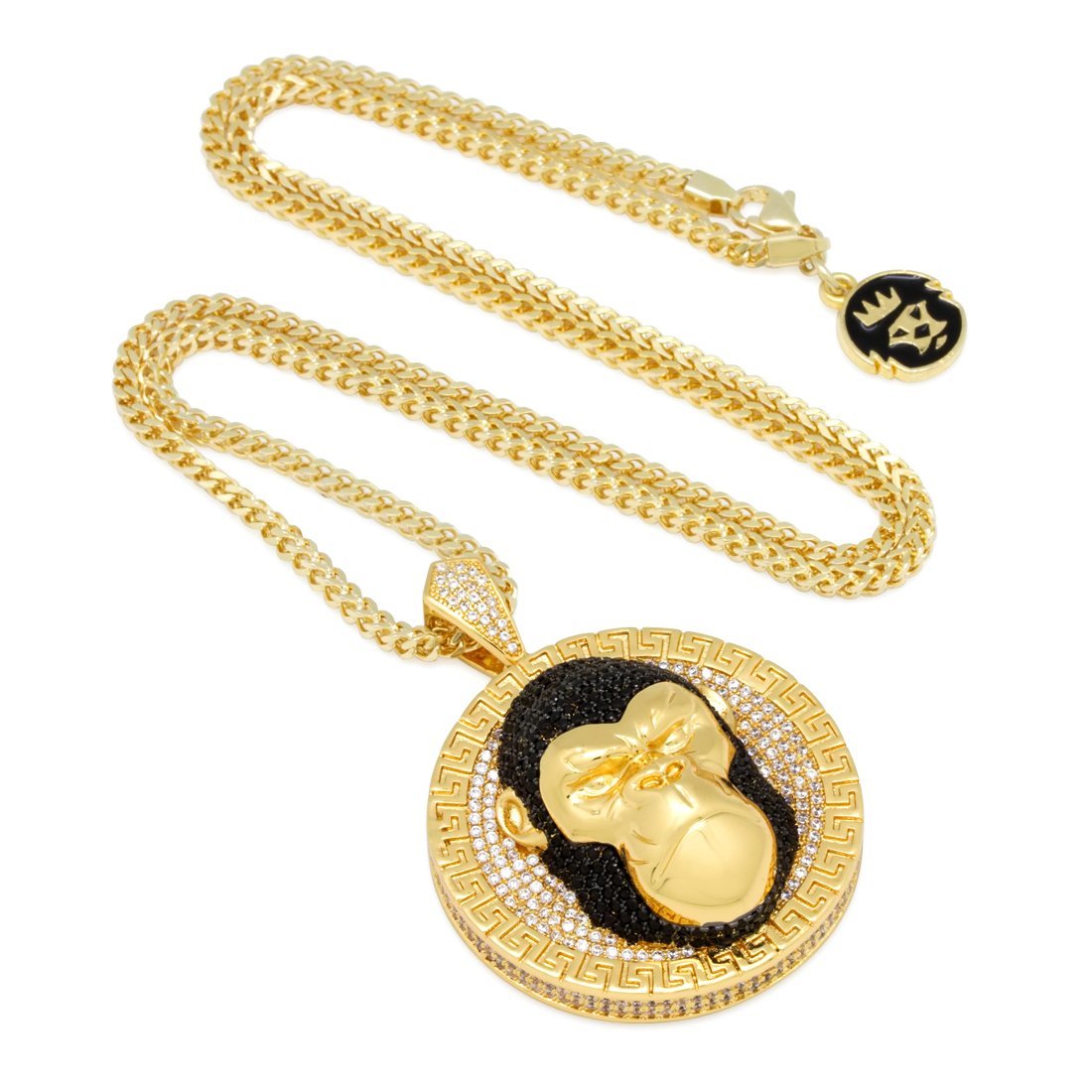 Gorilla Medallion Necklace