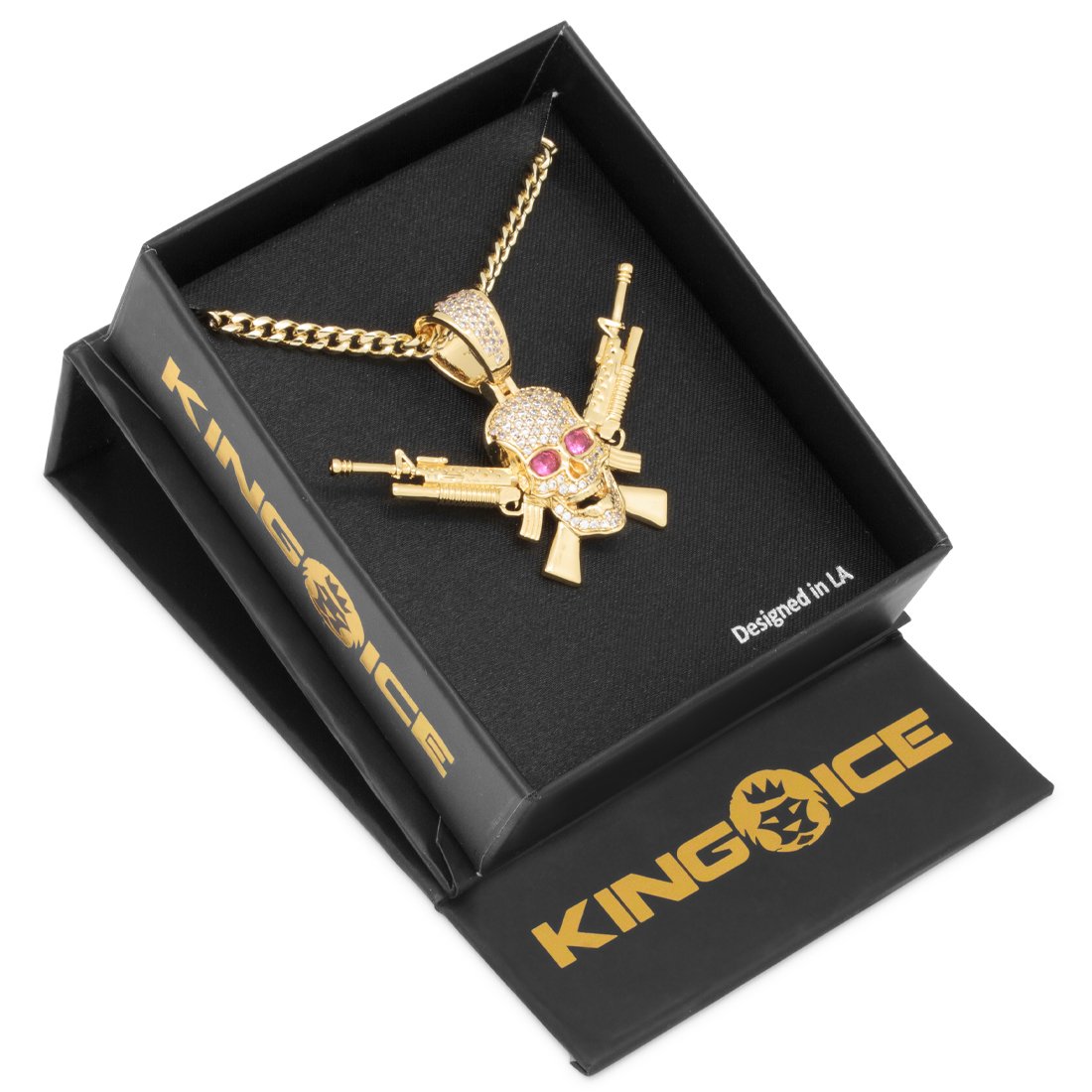 M16 Jolly Roger Necklace