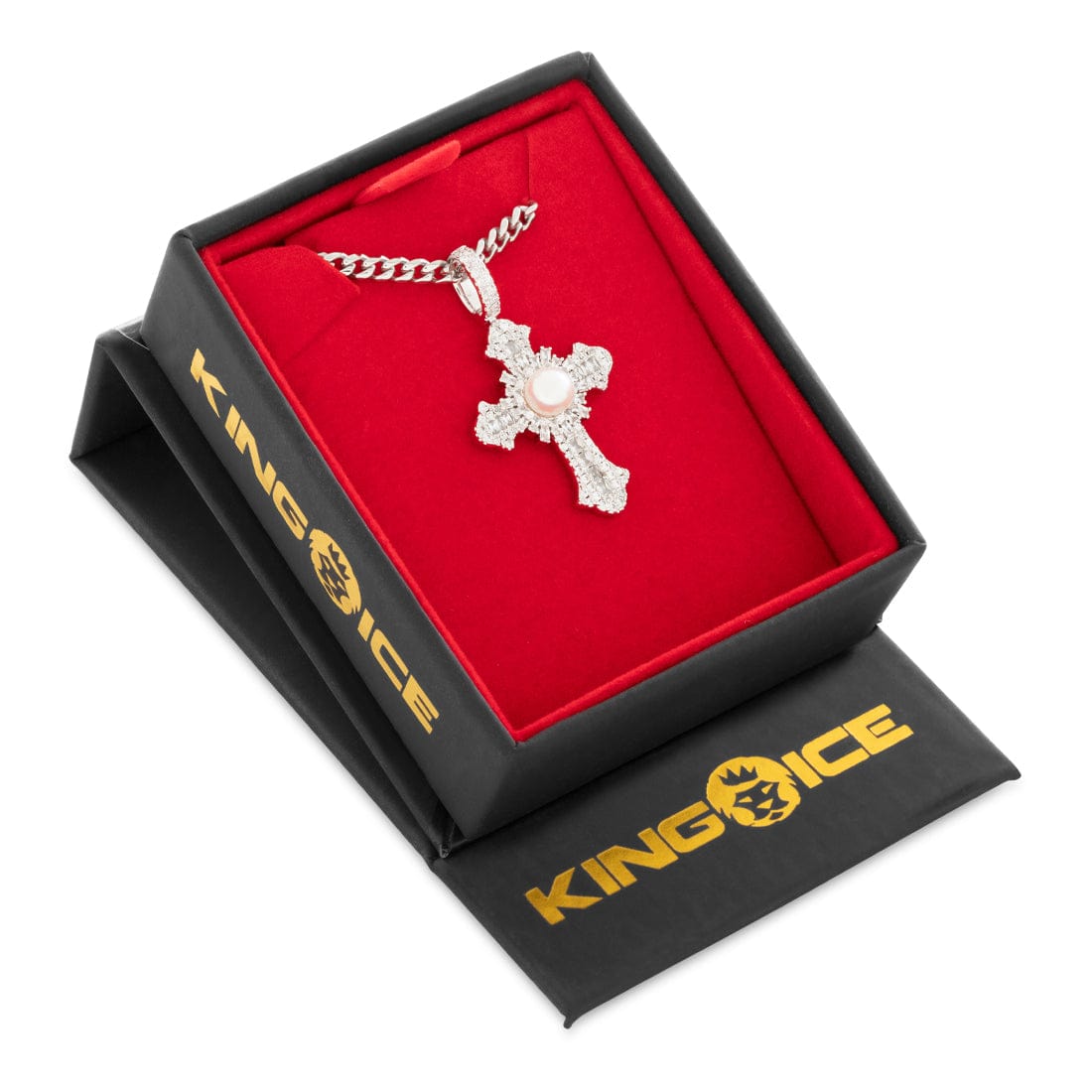 Pearl of Wisdom Cross Necklace