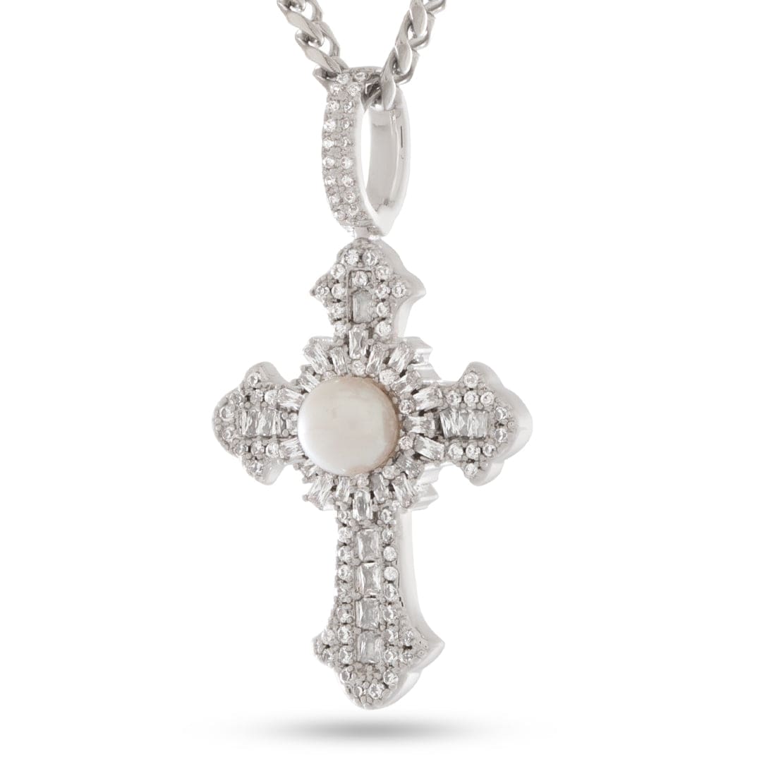 Pearl of Wisdom Cross Necklace