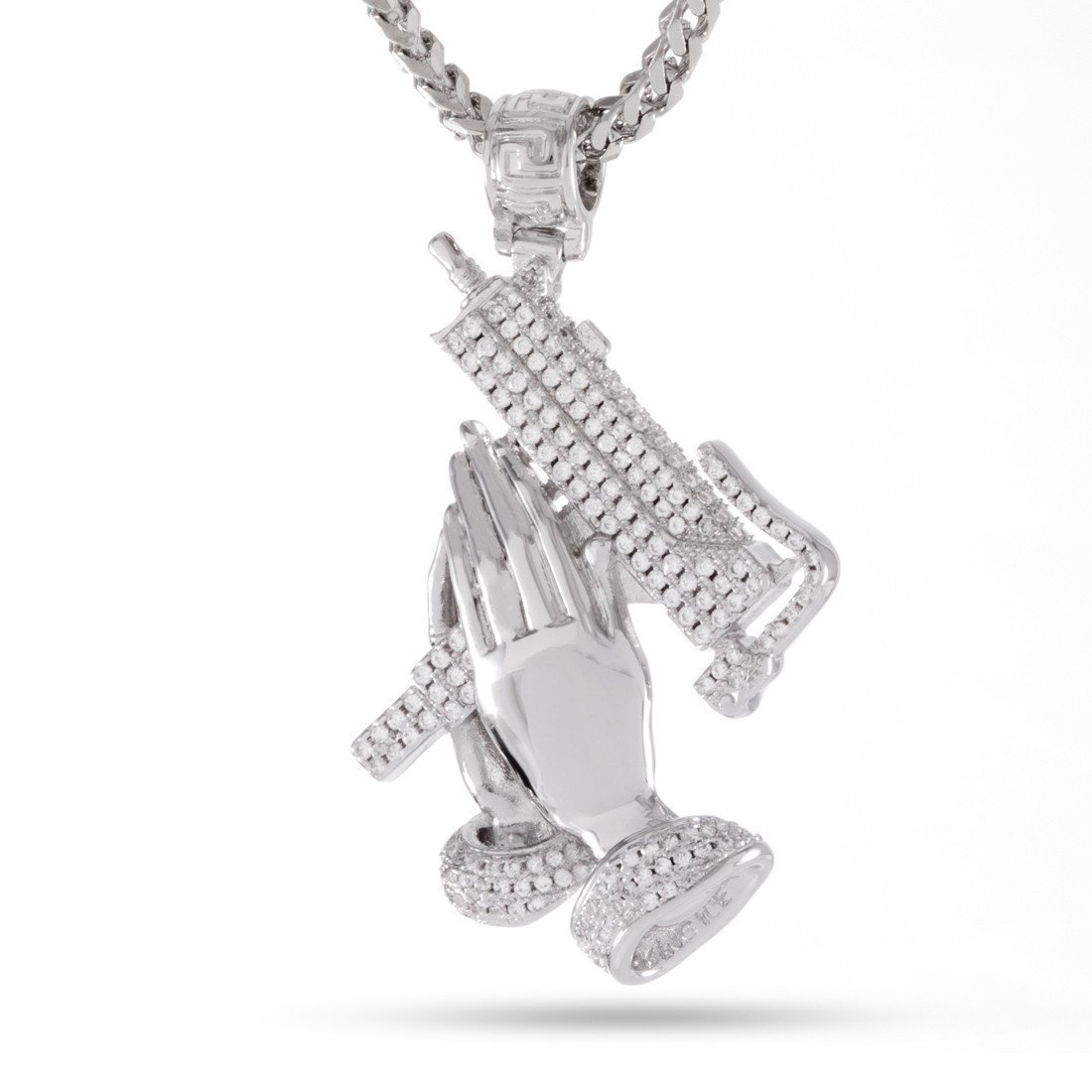 Praying Hands of Defense Necklace