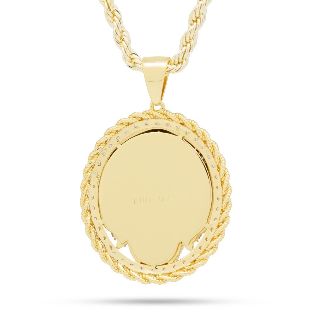 Roaring Lion Medallion Necklace