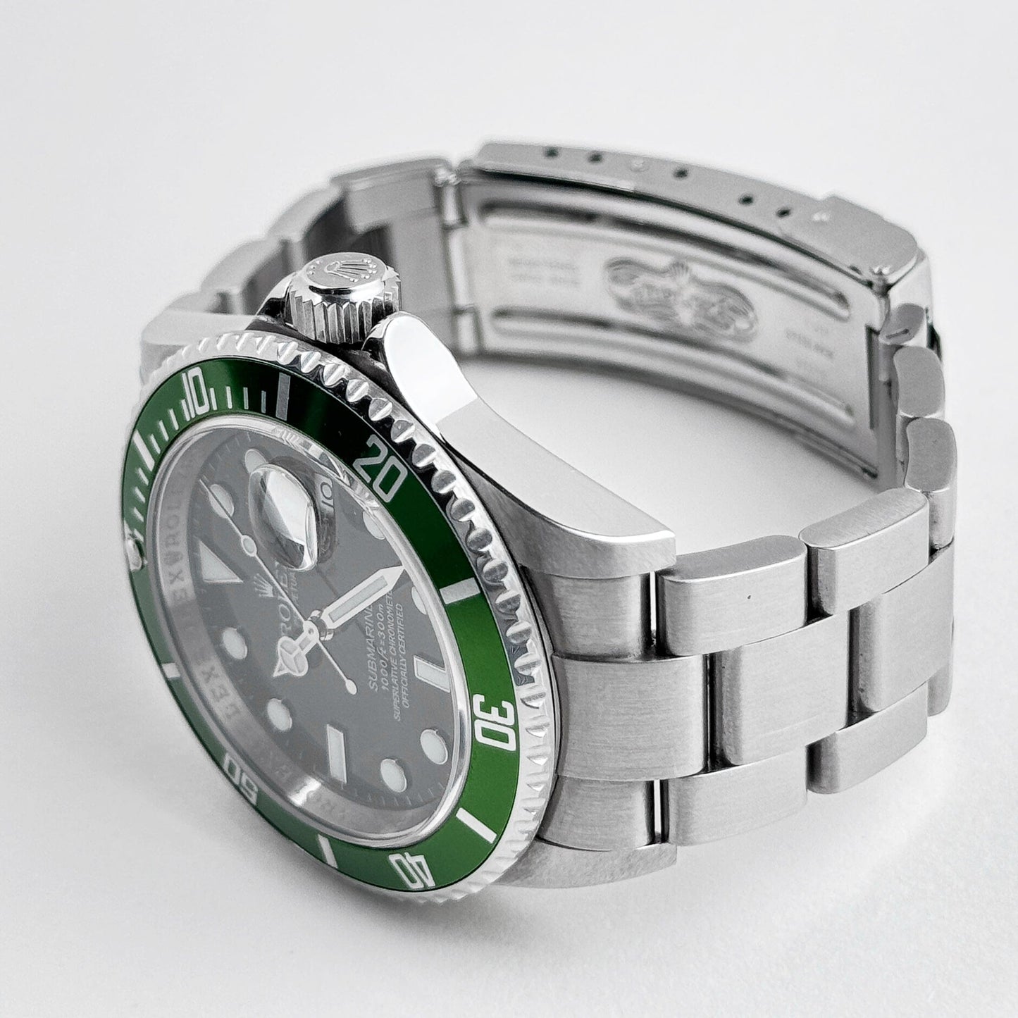 Rolex Submariner Date 16610LV 'Kermit' Bezel Stainless Steel Black Dial Oyster (2008)
