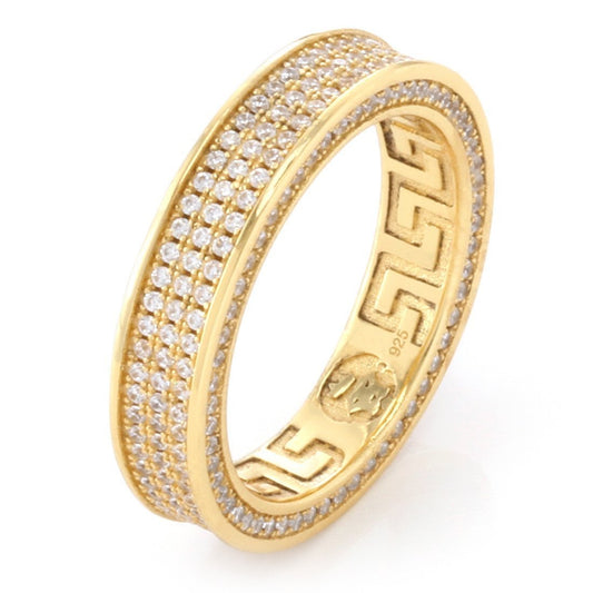 3-Row Infinity Ring