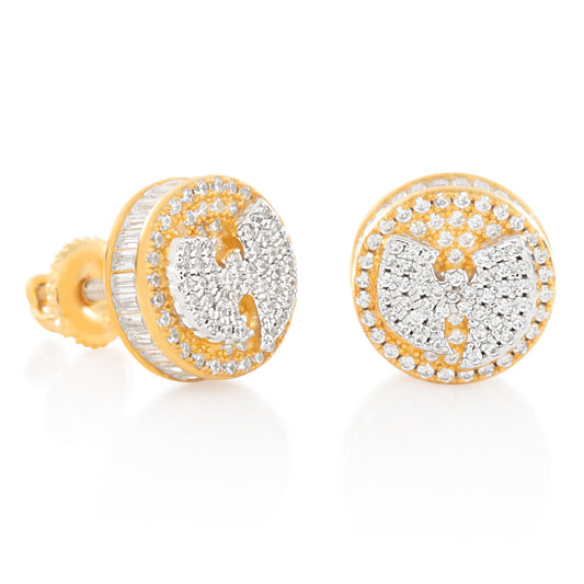 Wu-Tang x King Ice - 10mm Wu-Tang Logo Earrings